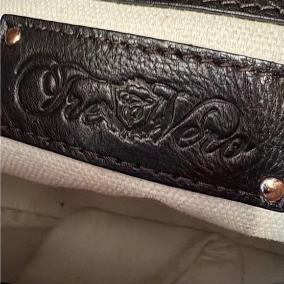 Rare Y2K Vintage Italian Leather Tre Vero Bag - Picture 4 of 5